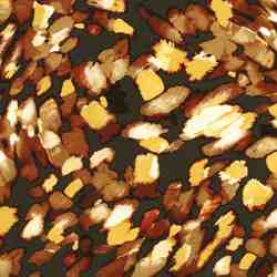 TISSU VISCOSE CREPE IMPRIME ABSTAIT VERT KAKI