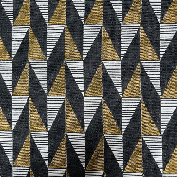 TISSU JACQUARD JASPER CURRY NOIR