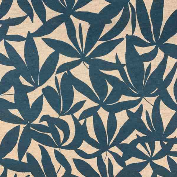 TISSU ASPECT LIN LICO MFTA ALBA BLEU NATUREL