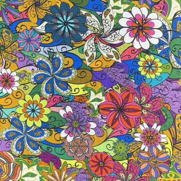COUPON COTON OEKO-TEX CHAMPETRE MULTI 2.50 X1.45M