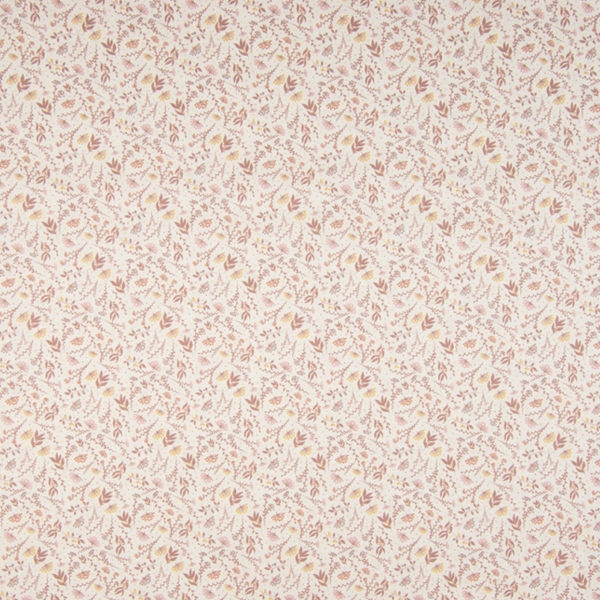 TISSU VOILE DE COTON DIGITAL ROSE 