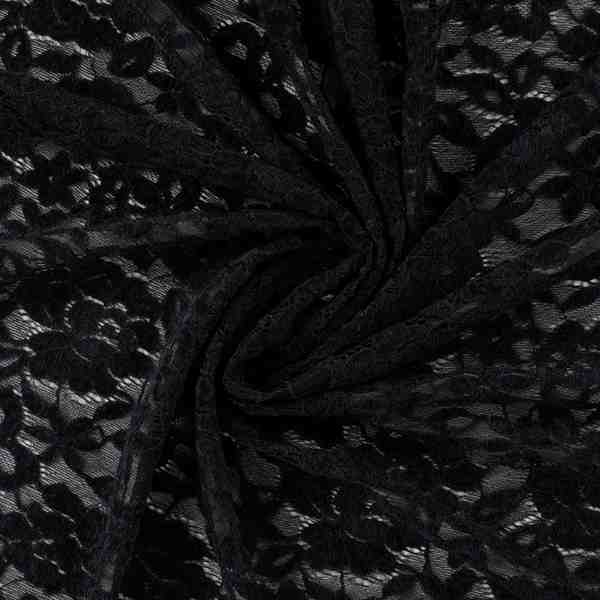 TISSU DENTELLE DE LUXE NOIRE