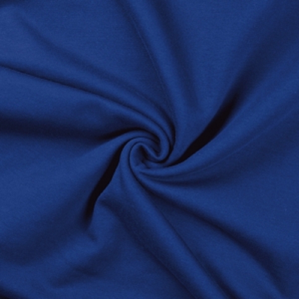 TISSU JOGGING MOLLETON UNI BLEU ROYAL