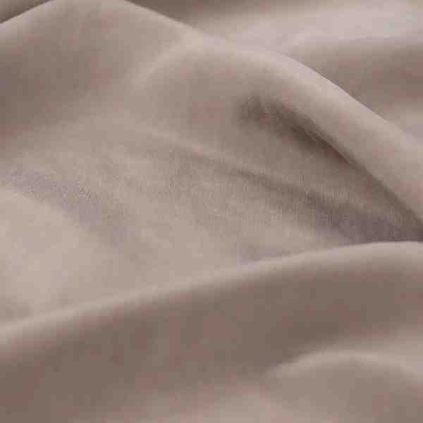 TISSU CUPRO UNI TAUPE 