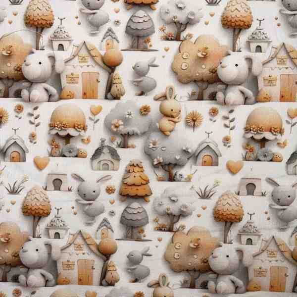 IMPRIME 3 D TREND BARRI LA MAISON DES LAPINS