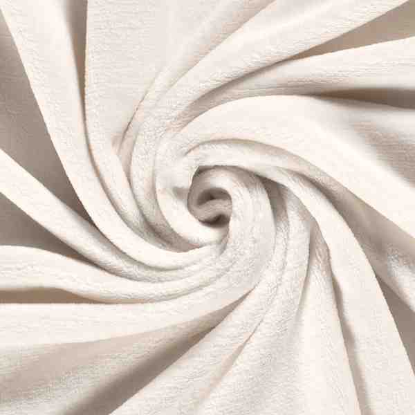 TISSU POLAIRE DOUDOU NATUREL ECRU