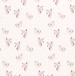 TISSU JERSEY DIGITAL GOTS OEKO-TEX LAPIN CALIN