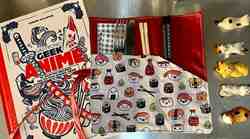 TISSU COTON BOLS SUSHI JAPONAIS 