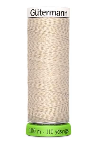 FIL POUR TOUT COUDRE 100M RECYLCLÉ BEIGE CLAIR