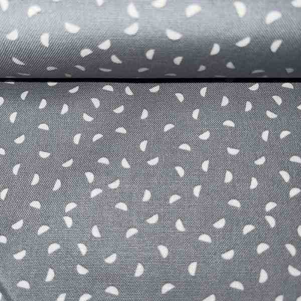 Tissu Popeline de Coton Gris Nuage 