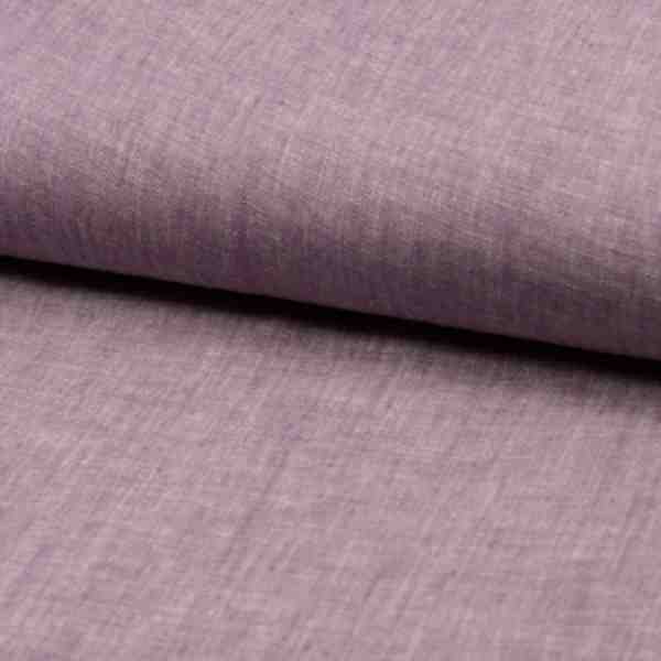 TISSU GEORGIO LIN BRUT MAUVE