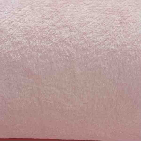 TISSU POLAIRE FLANNEL UNI ROSE PASTEL
