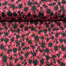 TISSU SATIN COTON ECLAT ROUGE FONCE