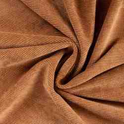 TISSU VELOURS COTELE CAMEL ENVERS IMITATION MOUTON