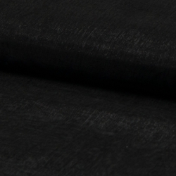 TISSU ORGANZA NOIR