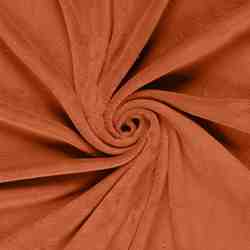 TISSU POLAIRE DOUDOU TERRACOTTA