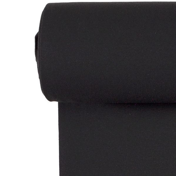 TISSU BORD-COTE RECYCLE OEKO-TEX NOIR