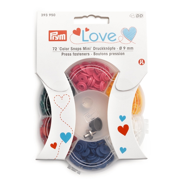 Boutons pression Color Snaps Mini boîte Prym Love