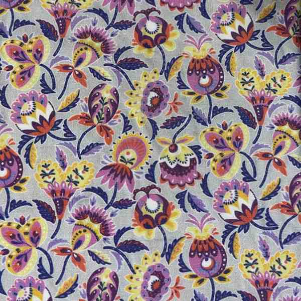 TISSU VISCOSE INDIA VIOLET