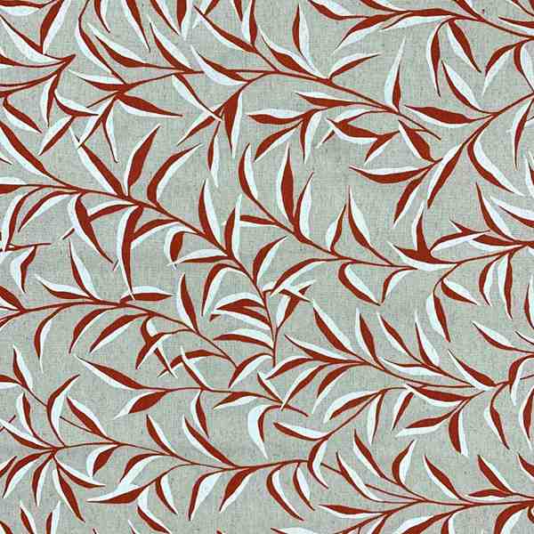 TISSU ASPECT LIN LICO MFTA ROMY TERRACOTTA NATUREL