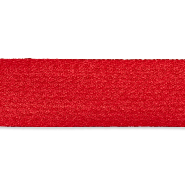 RUBAN SERGÉ 30MM ROUGE