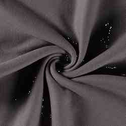 TISSU JERSEY VELOURS DOUDOU ANTHRACITE