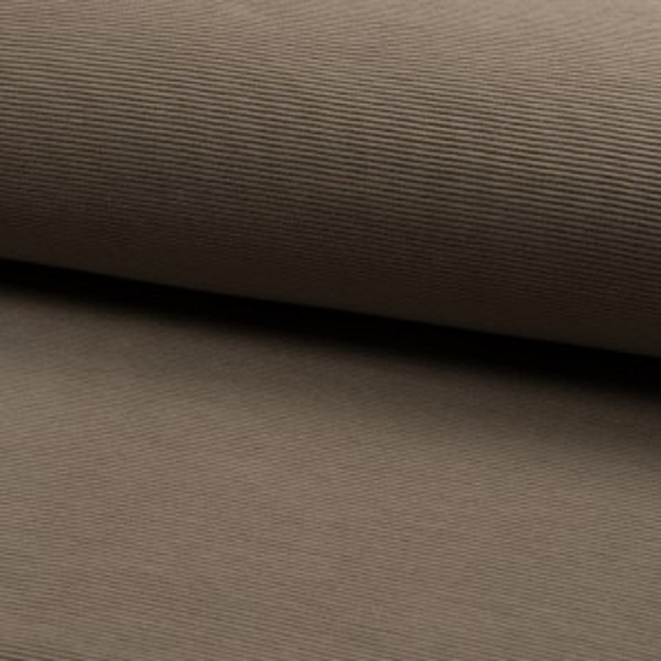 TISSU JERSEY OTTOMAN MARRON