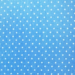 TISSU JERSEY OEKO-TEX TETE D'EPINGLE BLEU 