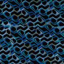 TISSU GRAPHIQUE BLEU OCEAN