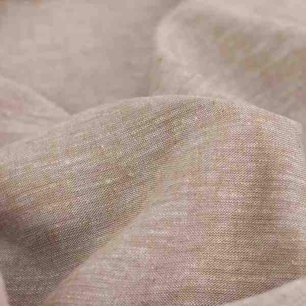 TISSU LIN COTON VISCOSE BEIGE LIN