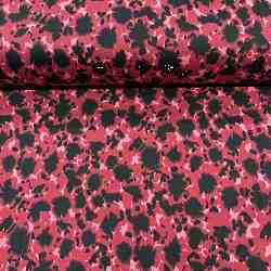 TISSU SATIN COTON ECLAT ROUGE FONCE