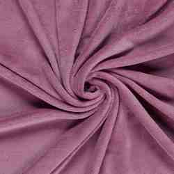 TISSU POLAIRE DOUDOU VIEUX ROSE