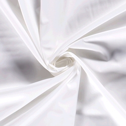 TISSU POPELINE COTON GOTS OEKO-TEX BLANC