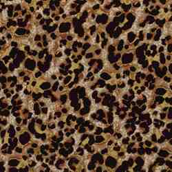 TISSU VISCOSE TWILL DELAVE PANTHERE OCRE NOIR