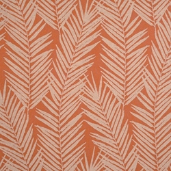 TISSU JACQUARD PALMIER TASMANIE TERRACOTTA