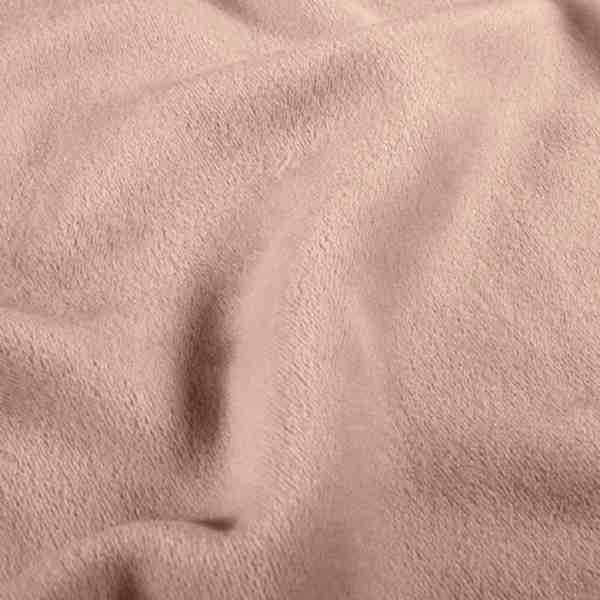 TISSU VELOURS BROSSÉ VIEUX ROSE