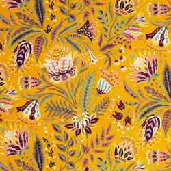 TISSU THEVENON POUR SIEGE EUPHORIA FOND JAUNE