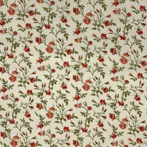 TISSU COTON MFTA GRACE CORAIL