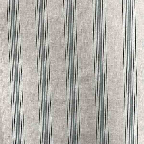 TISSU COTON IMPRIME SUZY RAYURES VERTES