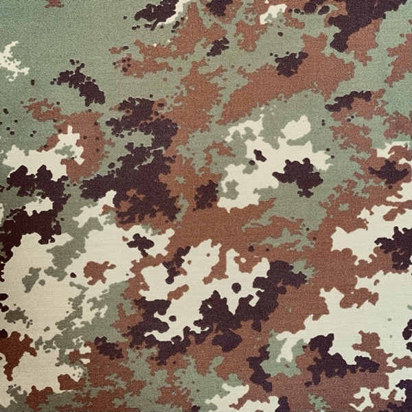 TISSU IMPERMEABLE CAMOUFLAGE VERT 