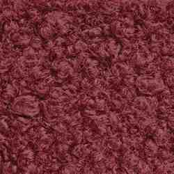 TISSU BOUCLETTE UNI ROUGE BORDEAUX