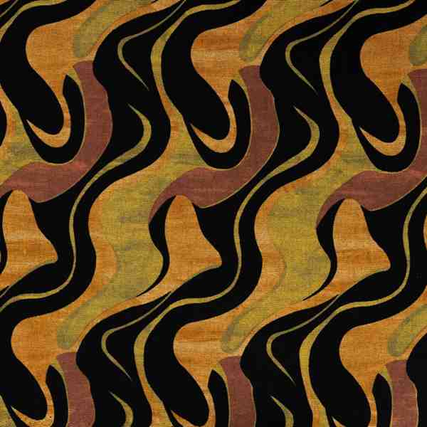 TISSU CHEMISIER IMPIRME VAGUES VERT KAKI