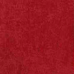 TISSU VELOURS COTELE ROUGE