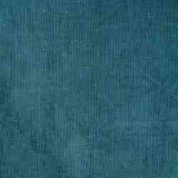 TISSU VELOURS COTELE BLEU VERT CANARD