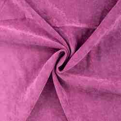 TISSU VELOURS VELVET ROSE CYCLAMEN