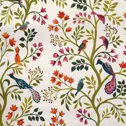TISSU THEVENON SIEGE MATHILDE FOND BLANC