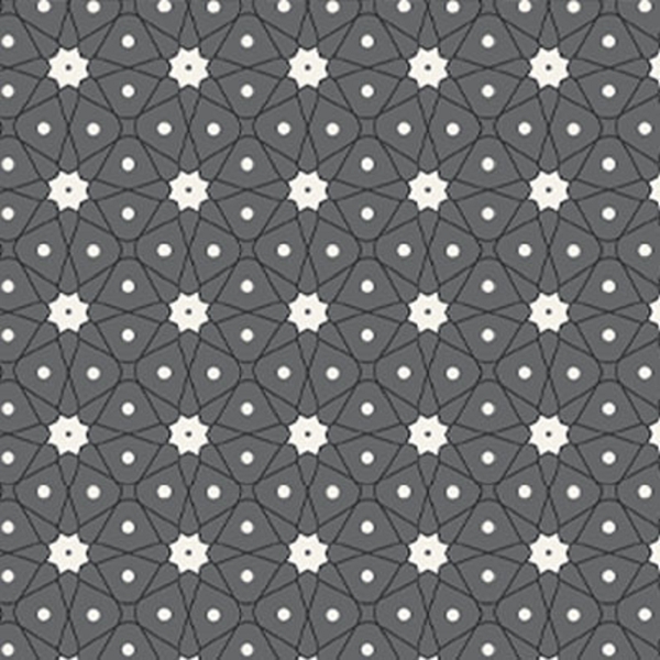 TISSU COTON  CERAMIK ANTHRACITE