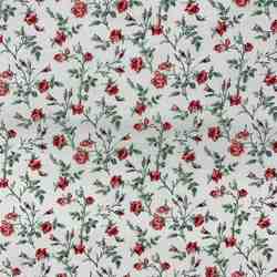 TISSU COTON GRACE ROSE