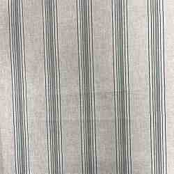 TISSU COTON IMPRIME SUZY RAYURES VERTES