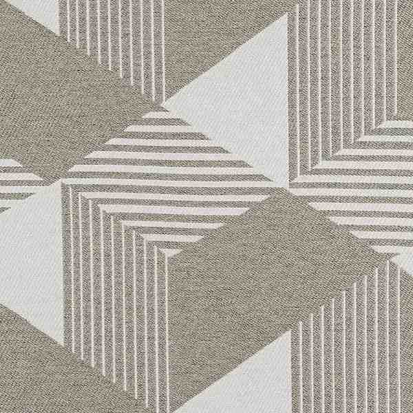 TISSU JACQUARD GEOMETRIQUE KRYSLER ECRU BEIGE